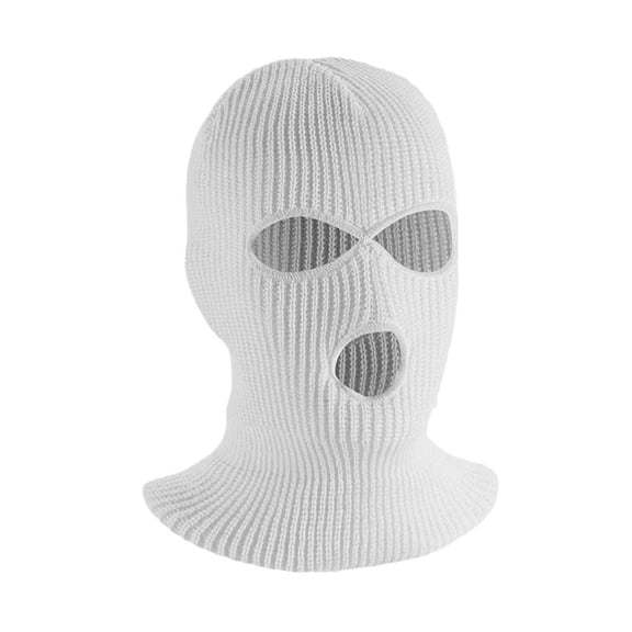 Housse de Siège Auto Parodie Personne Masquée Casque Tricoté Avertissement Accessoires de Décoration Halloween E4K8 Vol de Voiture