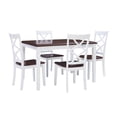 thumbnail image 1 of Rossi 5-Piece Dining Set, Cherry and White, 1 of 9
