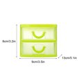 thumbnail image 2 of Plastic Desktop Drawer Organizer, EDHITNR Removable Dividers Small Objects Storage Case, Clear Plastic Jewelry Beads Crafts Storage Box for Home Office Makeup, 2 of 2
