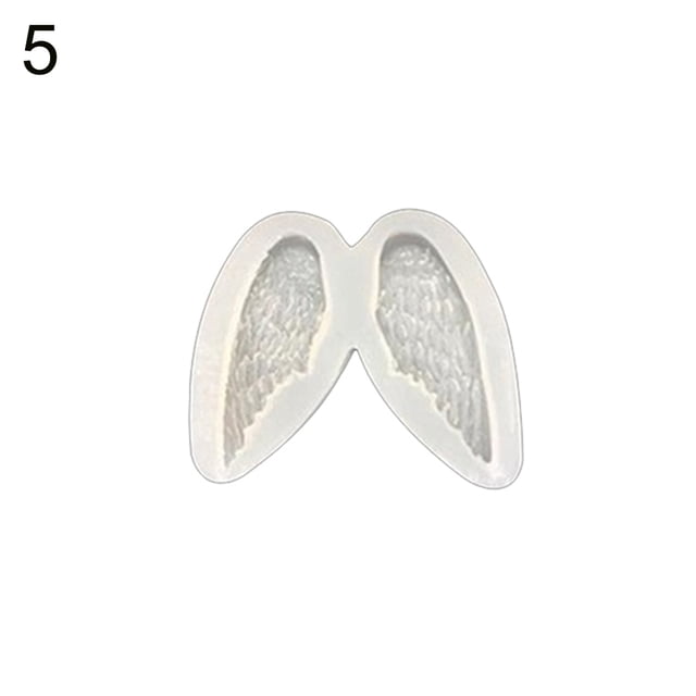 Opolski Silicone Mold Angle Wing Mirror Mould DIY Craft Jewelry Epoxy Resin Mold Tool