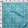 thumbnail image 3 of oneOone Polyester Spandex Turquoise Blue Fabric African Sewing Material Print Fabric By The Yard 56 Inch Wide, 3 of 4