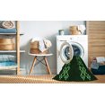thumbnail image 2 of Ahgly Tapis Rond Lavable en Machine Intérieur Transitionnel Noir Nuit, 3 Pieds Rond, 2 of 7