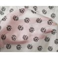 thumbnail image 4 of oneOone Silk Tabby Fabric Floral Block Print Sewing Fabric BTY 42 Inch Wide, 4 of 4
