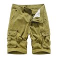 thumbnail image 1 of Diufon Men's Hiking Cargo Shorts Spring Summer Casual Loose Button Drawstring Waisted Outdoor Sport Shorts with Pockets, 1 of 2