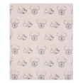 thumbnail image 2 of Minnie Mouse Allover Print Baby Blanket, Infant Girl, Pink, 2 of 7