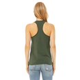 thumbnail image 2 of Bella Canvas 6008 Women`s Jersey Racerback Tank, XL, Military Green, 2 of 3