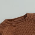 thumbnail image 4 of Baby Girl Boy Knit Pullover Sweater Fall Winter Warm Sweatshirt Tops with Pocket, 4 of 6