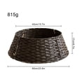 thumbnail image 3 of Christmas Tree Basket Christmas Tree Collar Wicker for Artificial Trees Christmas Tree Stand Base ，Natural Woven，Farmhouse Christmas Tree Collar, 3 of 8