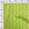 thumbnail image 2 of oneOone Cotton Flex Light Green Fabric Geometric Craft Projects Decor Fabric Printed By The Yard 40 Inch Wide, 2 of 4