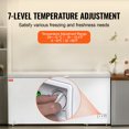 thumbnail image 4 of VEVOR Chest Freezer, 17.2 Cu.ft / 488 L Large Deep Freezer & 4 Removable Baskets, 4 of 9