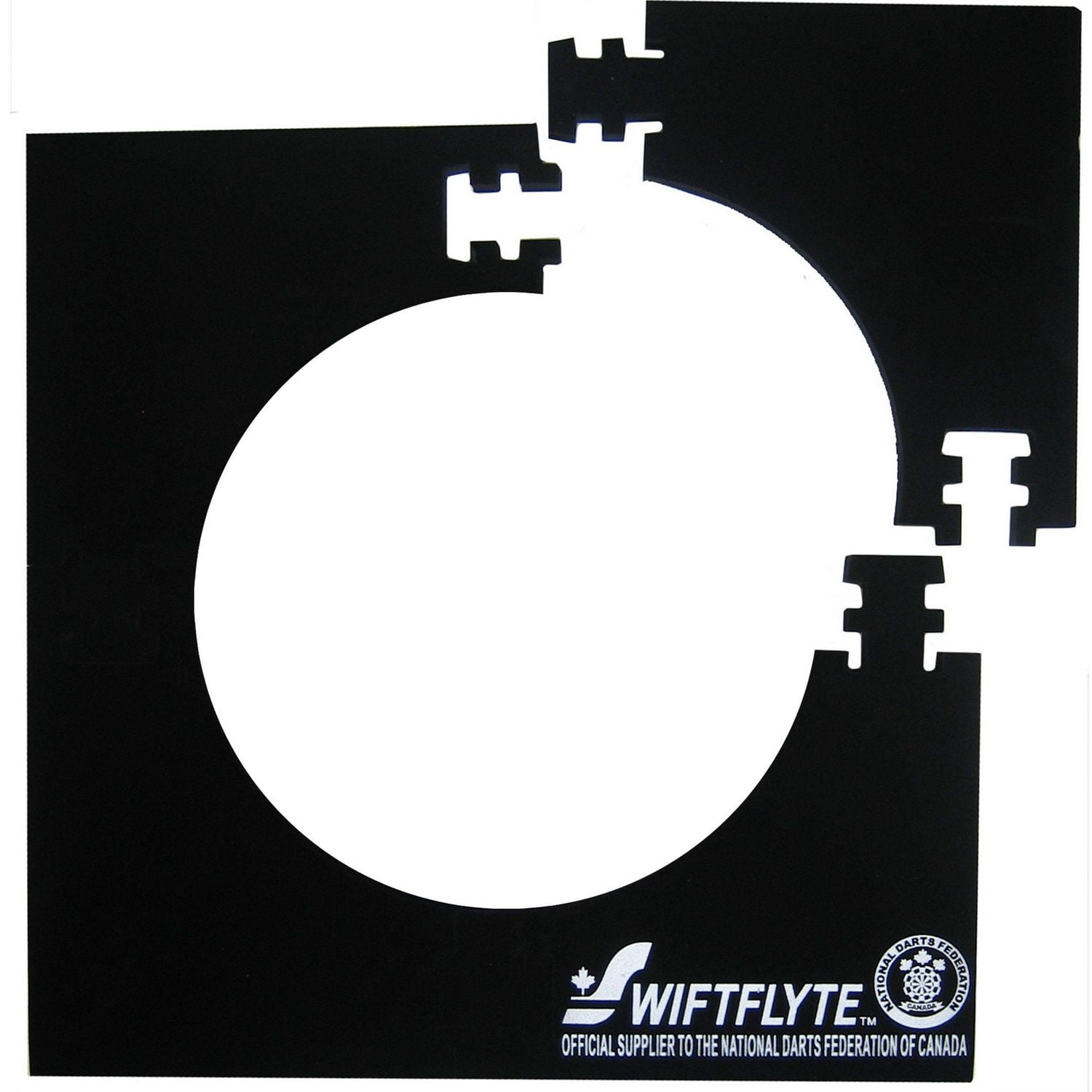 Swiftflyte Ndfc Dartboard Surround, 4-Piece EVA Foam Square Backboard Wall Protector with Velvet Finish