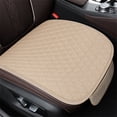 thumbnail image 4 of Cheap Seat, Car Seat Cushion Set of 3, Non-Slip Car Seat Pad for Summer Breathable and Refreshing, Pack of Car Seat Cushion for Front and Back Seat, Beige, Front:51x50cm，Rear :134x50cm, 4 of 9