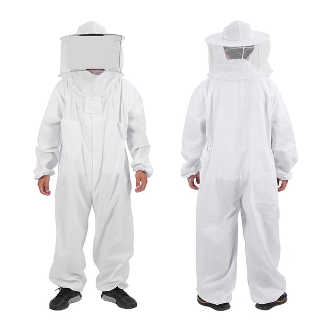 Combinaison de Protection pour Apiculteur Combinaison d'Apiculteur Équipement de Protection Apicole Professionnel Apiculture Combinaison Intégrale d'Apiculteur Chapeau, Protection Complète