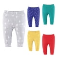 thumbnail image 2 of The Peanutshell Pantalons pour Bébé Garçon Ou Fille, Lot de 5, Éclats d'Éléphant, 2 of 7