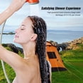 thumbnail image 4 of Trousse de Douche de Camping Portable pour l'Extérieur avec Débit d'Eau de 2,5 à 3,5 L/min 2 m, 4 of 8