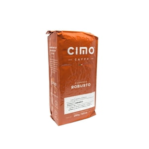 Cimo Espresso Robusto Ground 250g Café rôti lentement