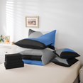 thumbnail image 5 of YST Geometric Comforter Set, Modern Abstract Bedding, 7-Piece, Full Size, 5 of 5