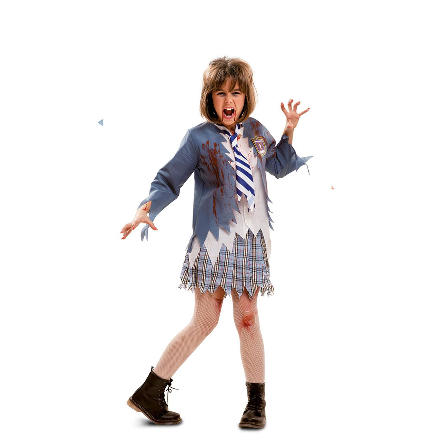 Costume d'étudiante zombie pour enfant