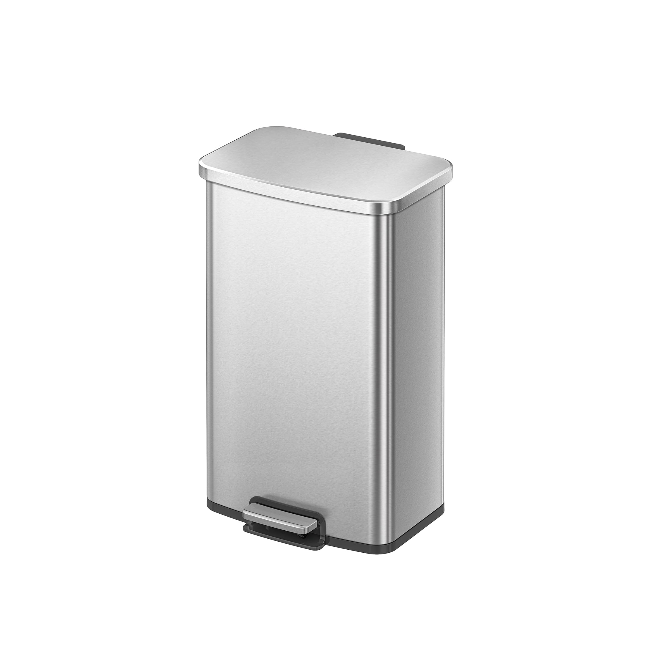 Poubelle de cuisine Better Homes & Gardens, 50 litres, acier inoxydable, à pédale