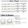 thumbnail image 1 of Bigersell Double-Breasted Bra 2pc V-Neck Wire-Free Bra Support Women Push up Bras Demi & Balconette Bra Style R-55 Basic Bra Strap Nylon Lightly Lined Bra Feature Everyday Bras Underwear Black 38, 1 of 2