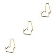 thumbnail image 2 of Baohd Iron Ores Stone Display Stand Desktop Rock Holder Decor Base Home Office Golden S 3Set, 2 of 6