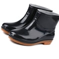 thumbnail image 3 of Boot Womens Rain Boots Fashion Antiskid Short Rain Boot Round Head Radian PVC Plastic Rain Boots, 3 of 5