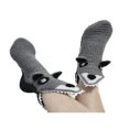 thumbnail image 1 of Knitted Crocodile Socks 3D Animal Socks Knitting Pattern Socks Fun Christmas Gift to Kids Adults, 1 of 5