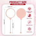 thumbnail image 2 of Uxcell 2 Pack Beadable Mirrors with Handle, 5.7 Inch Long Bead Mirror Bars Removable, Portable Round Hand Mirrors for DIY Jewelry Making and Beaded Crafts (Skin Color), 2 of 7