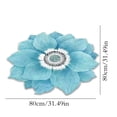 thumbnail image 3 of Xihbxyly Rug Area Rug Living Room Bedroom Rug Plain Flower Shape Easy Care Living Room Carpet Large Area Washable Bedroom Carpet Washable Home Absorbent Carpet, 3 of 6