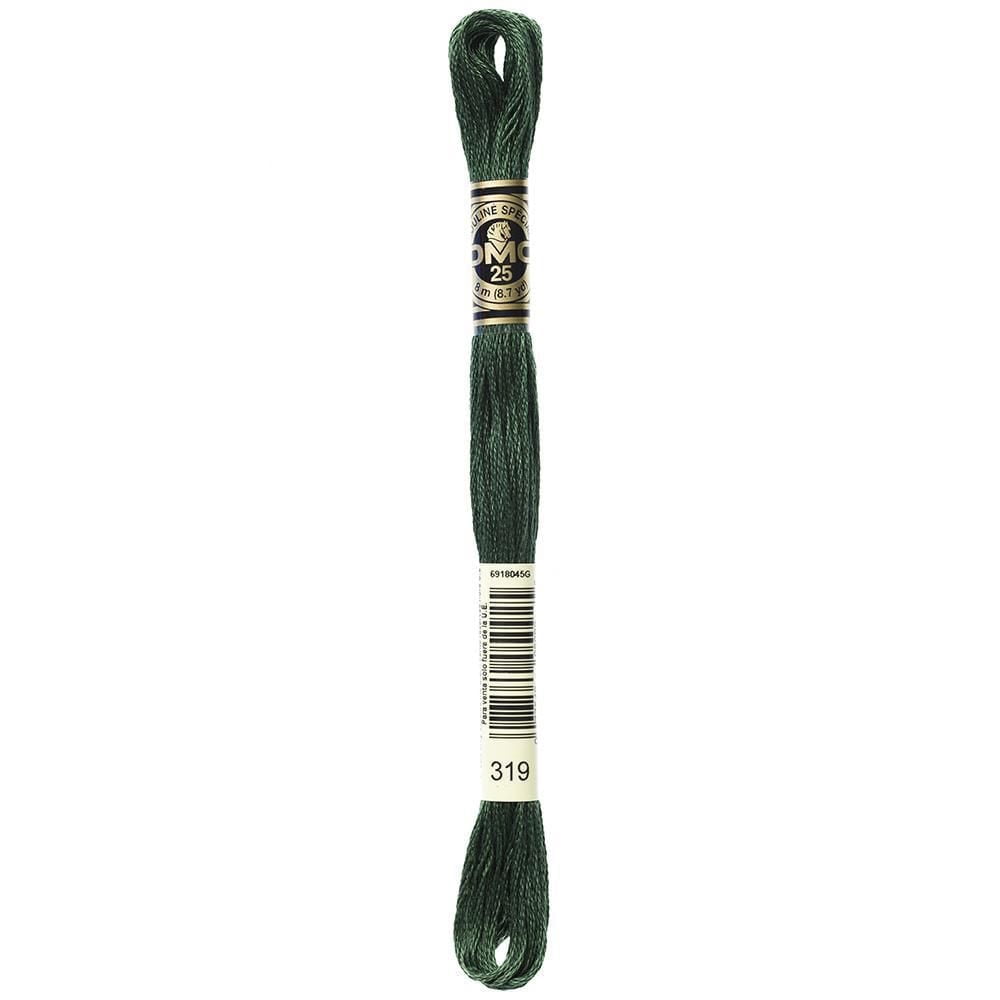 DMC à 6 brins fil à broder en coton 8 m (8.7 yd), vert