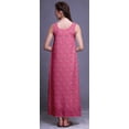 thumbnail image 2 of Bimba Robe de Nuit en Rayonne Imprimée pour Femmes, Sans Manches, Tenue de Nuit, Robe Maxi - TG, 2 of 5