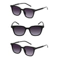 thumbnail image 1 of "The Modish" Womens Fashion Reading Sunglasses – Full Lens Reader, UV Protection, Stylish & Comfortable (3 Pack) - Jet/Jet - 1.75, 1 of 5