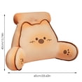 thumbnail image 3 of Lumbar Support Pillow For Bed & Sofa Soft Back Cushion For Chair Car Seat Pregnancy Comfortable Orthopedic Backrest For Long Sitting, 3 of 7