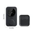 thumbnail image 3 of Herunwer Sonnette Vidéo Intelligente Sans Fil, Sonnette Visuelle Intelligente à Distance pour la Maison, Intercom Hd Rechargeable, 3 of 9
