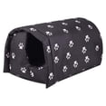 thumbnail image 2 of LSLJS Hiver Extérieur Cat Maison Cat Maison Rembourrée Cat Maison Pliable Errante Cat Maison Imperméable Oxford Écran Solaire, 2 of 2