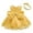 Yellow, variant on FYEGRE Girls Pageant Lace Dresses Baby Birthday Party Embroidery Dress with Headwear Dark Blue 18-24 Months