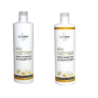 MPP Silky Oatmeal Everday Dog Shampoo and Skin Conditioner 2 Bottle Sets Choose Size (Set of Two 16 oz Bottles)