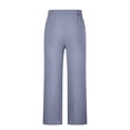 thumbnail image 5 of cllios Cotton Linen Pants for Men Palm Tree Tropical Print Beach Pants Regular Fit Elastic Waisted Drawstring Lounge Trousers with Pockets Lightweight Breathble Beachwear, 5 of 5