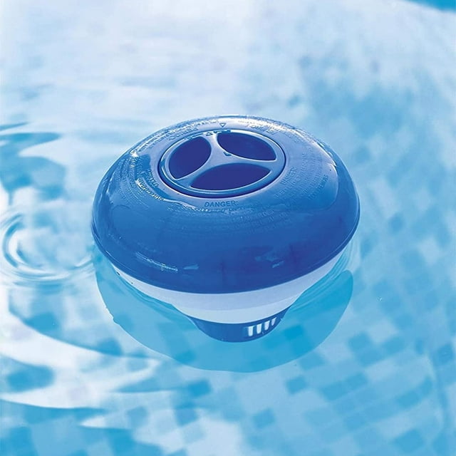 EIGTHTAIL Heavy Duty Pool Chlorine Floater for 3 inch Chlorine Tablets Adjustable Flow Floating Chlorine Dispenser for In-ground and Above-Ground Swimming Pools Spas
