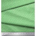 thumbnail image 3 of Soimoi Green Heavy Satin Fabric Alphabet V Text Printed Fabric 1 Yard 54 Inch Wide, 3 of 3