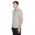 thumbnail image 4 of Dark Black Men's Short-Sleeve Button-Down Shirt, 4 of 6
