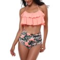 thumbnail image 2 of Girls Swimsuit High Waisted Two Pieces Bikini Set Swimwear Bathing Suits, 2 of 7