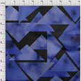 thumbnail image 4 of oneOone Rayon Royal Blue Fabric Geometrical Craft Projects Decor Fabric Printed By The Yard 56 Inch Wide, 4 of 4