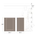 thumbnail image 3 of Prepac Elite White Corner Storage Cabinet, 3 of 7