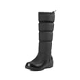 thumbnail image 3 of MAWCLOS Womens Mid Calf Boot Round Toe Snow Boots Warm Comfort Winter Shoes Plush Lining Cold Weather Black 10, 3 of 9