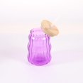 thumbnail image 4 of 18 fl oz Mainstays Glass Ribbed Purple Sipper, 4 of 5