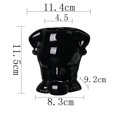 thumbnail image 4 of Flowerpots with Dish Ceramic, Decorative Flower Pot Simulation Innovative Little Man Peeing Succulent Planter Pot Ceramic Peeing Plant Pot for Home, Flower Pots, 4 of 5