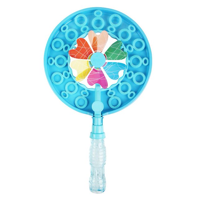 Blue Kid Handheld Windmill Manual Stick Children Outdoor Toy