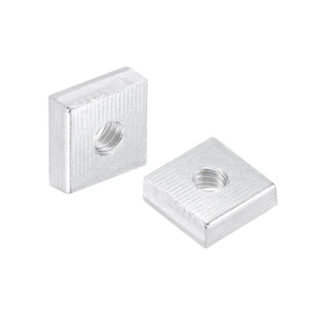 Unique Bargains Square Nuts, M5x11mmx4mm Zinc-Plated Metric Coarse Thread Assortment Kit, 25pcs