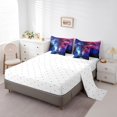 thumbnail image 3 of YST Wolf 7-Piece Comforter Set, Full Size, Safari Wildlife Glitter Stars Design, 3 of 4